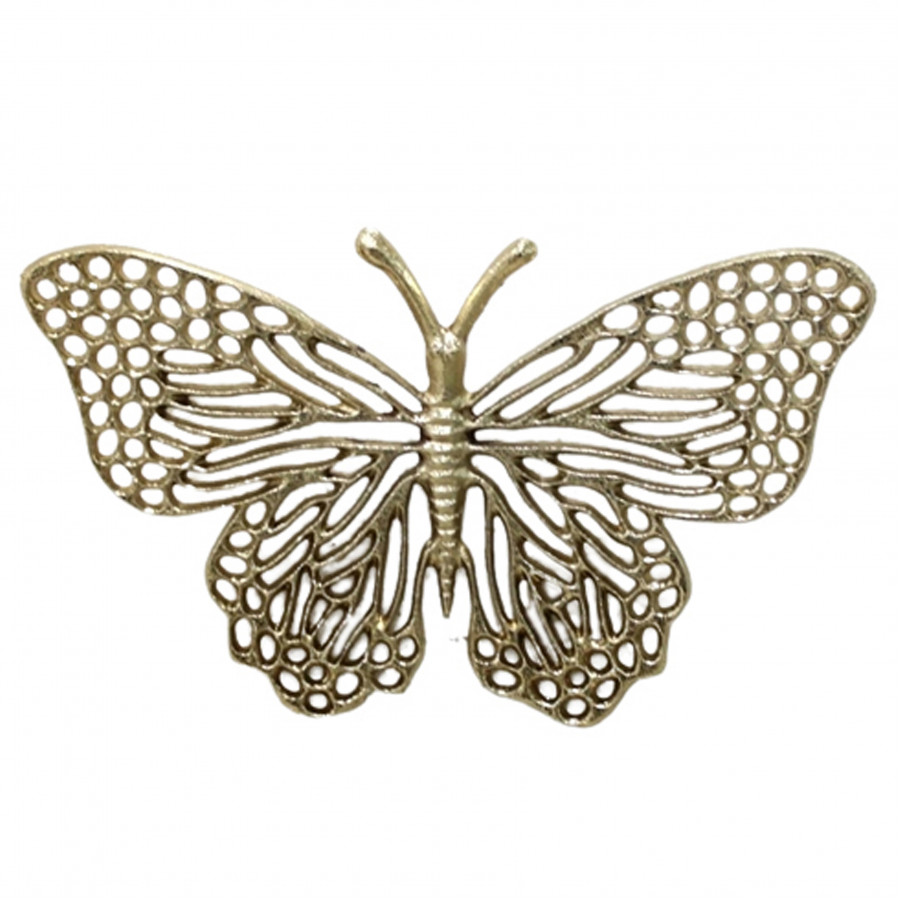 Sagebrook 11" Metal Wall Butterfly - Gold