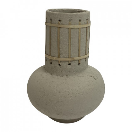 Sagebrook - 10" Ecomix Top Weave Nomad Vase