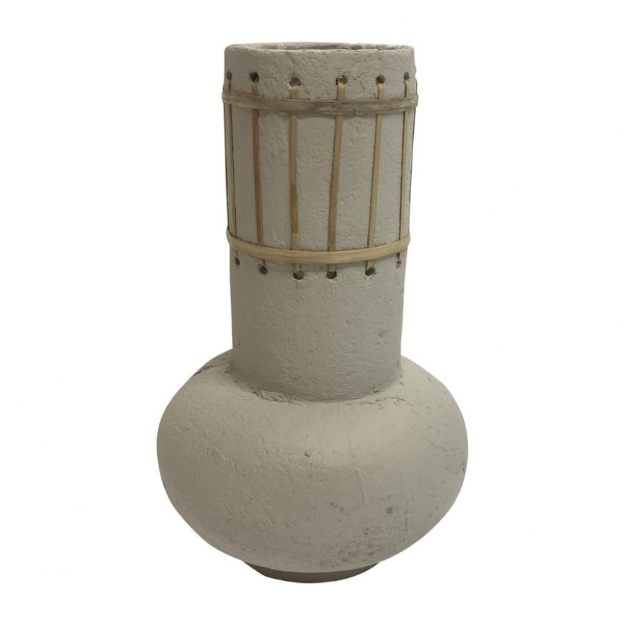 Sagebrook - 10" Ecomix Top Weave Nomad Vase