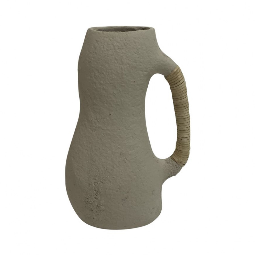 Sagebrook - 13" Ecomix Organic Vase With Caning