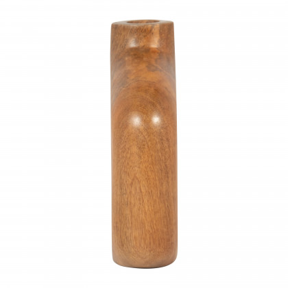 Sagebrook - 7" Wood Open Cut-out Vase in Natural