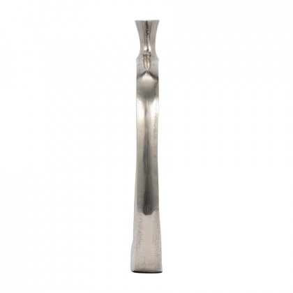 Sagebrook 19" Metal Short Open Cut Out Vase - Silver