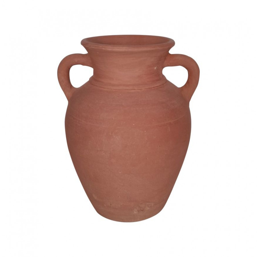 Sagebrook 9" Terracotta Vase With Handles - Natural