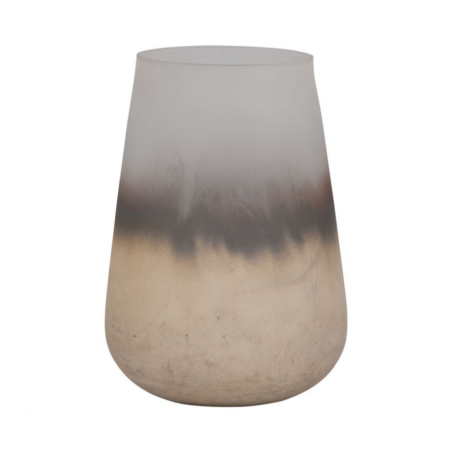 Sagebrook - 9" Glass Antiqued Finish Vase