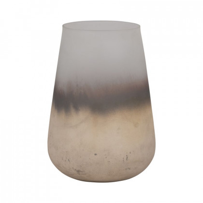 Sagebrook - 9" Glass Antiqued Finish Vase