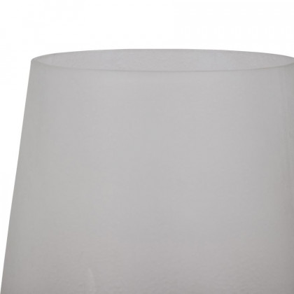 Sagebrook 11" Glass Antiqued Finish Vase - Ivory