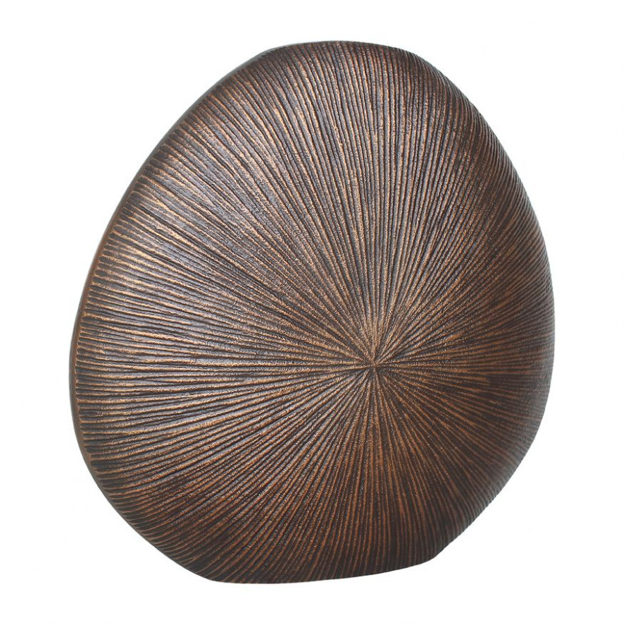 Sagebrook 14" Metal Starburst Vase - Copper