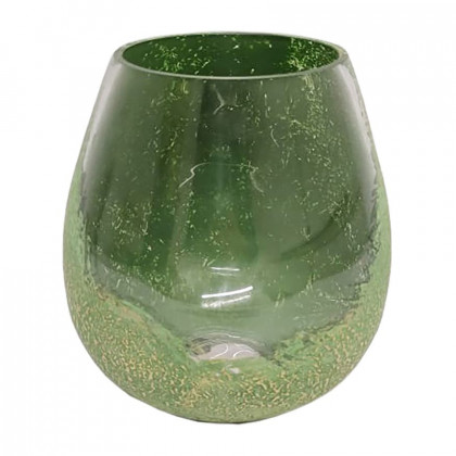 Sagebrook - 8" Glass Dipped Vase
