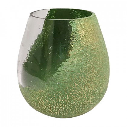 Sagebrook 8" Glass Dipped Vase - Green