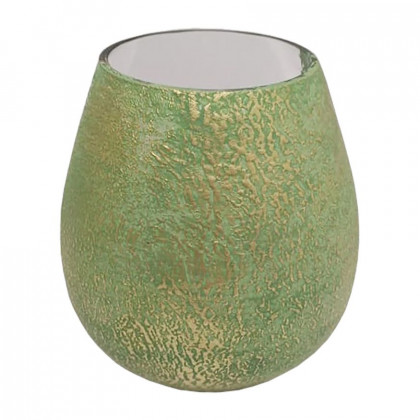 Sagebrook 8" Glass Dipped Vase - Green