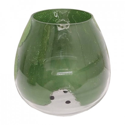 Sagebrook 10" Glass Dipped Vase - Green