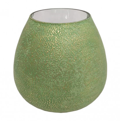 Sagebrook 10" Glass Dipped Vase - Green