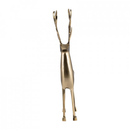 Sagebrook 18" Metal Standing Reindeer - Gold