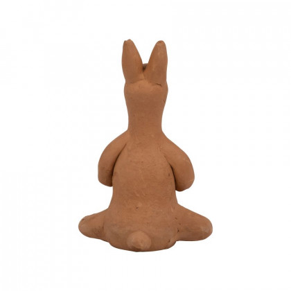 Sagebrook 7" Terracotta Namaste Yoga Bunny - Natural