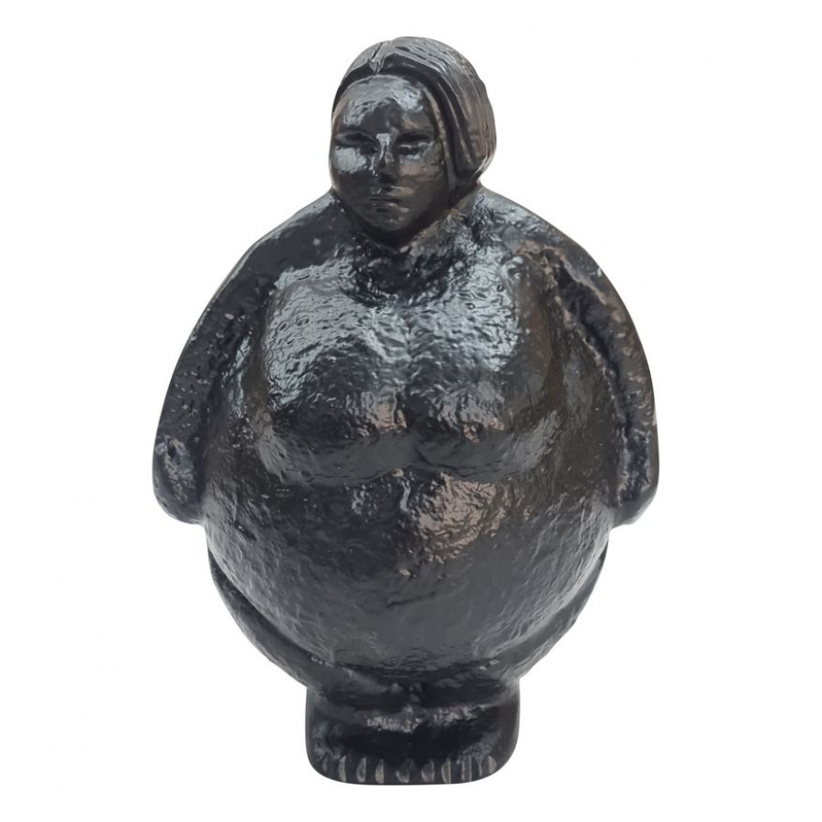 Sagebrook - 5" Metal Full Figured Woman in Black