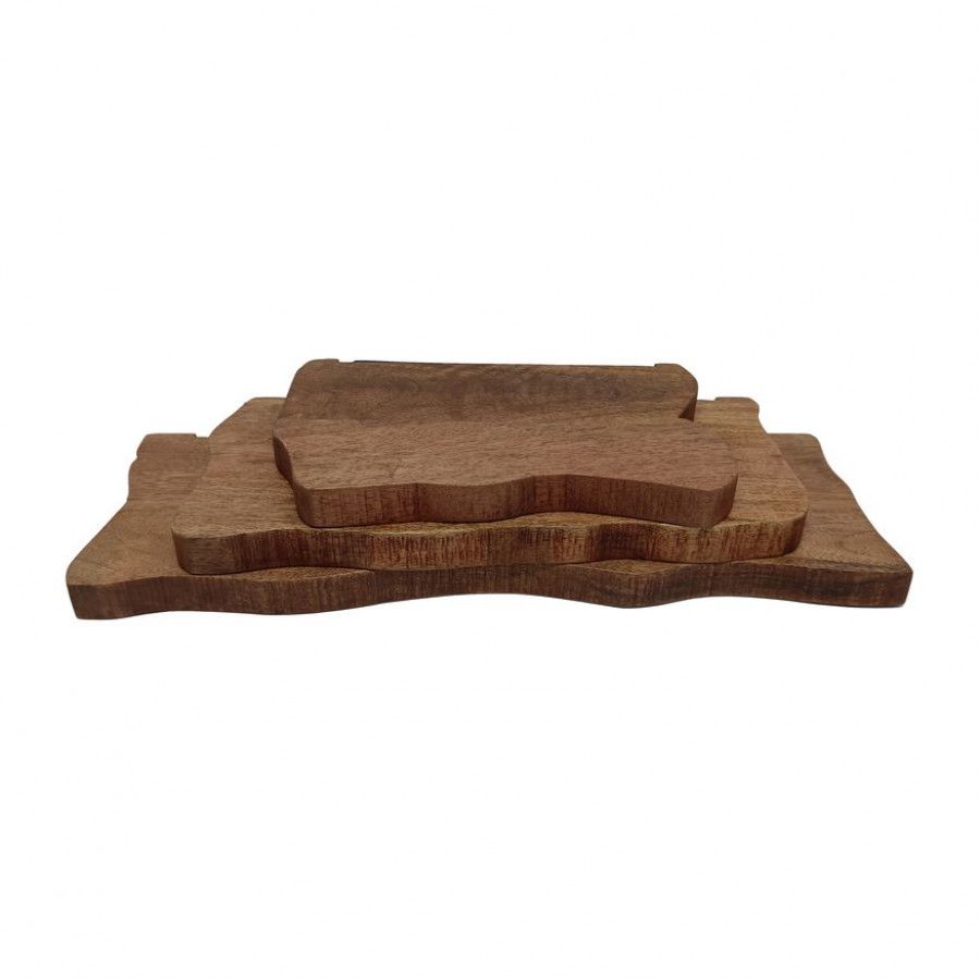 Sagebrook - Mango Wood Floating Shelves (Set Of 3) in Brown