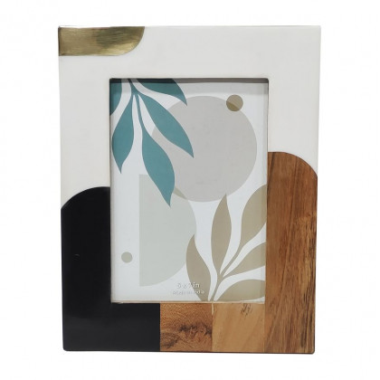 Sagebrook - 4"x6" Resin Mid-century Photo Frame