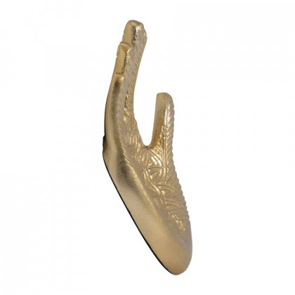 Sagebrook - 8" Metal Tattoo Hand Trinket Tray in Champagne