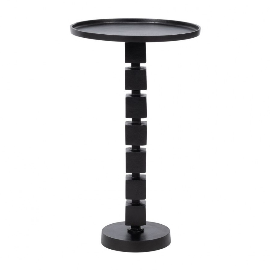 Sagebrook - 25" Aluminum Stacked Disc Accent Table