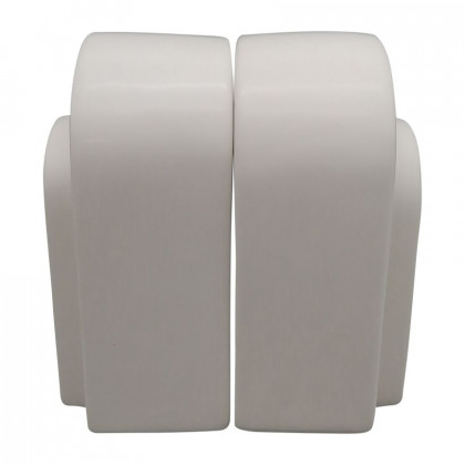Sagebrook - 7" Ceramic Arch Bookends (Set Of 2)