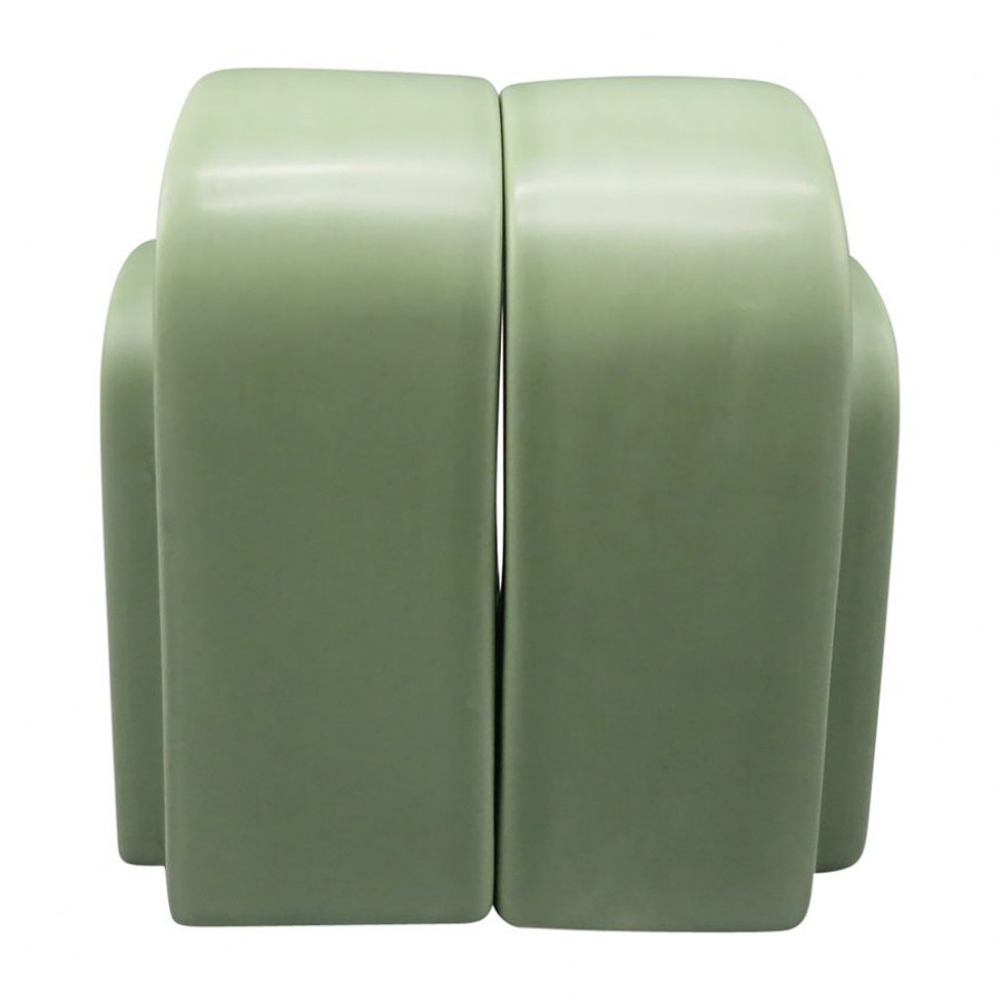 Sagebrook - 7" Ceramic Arch Bookends (Set Of 2)