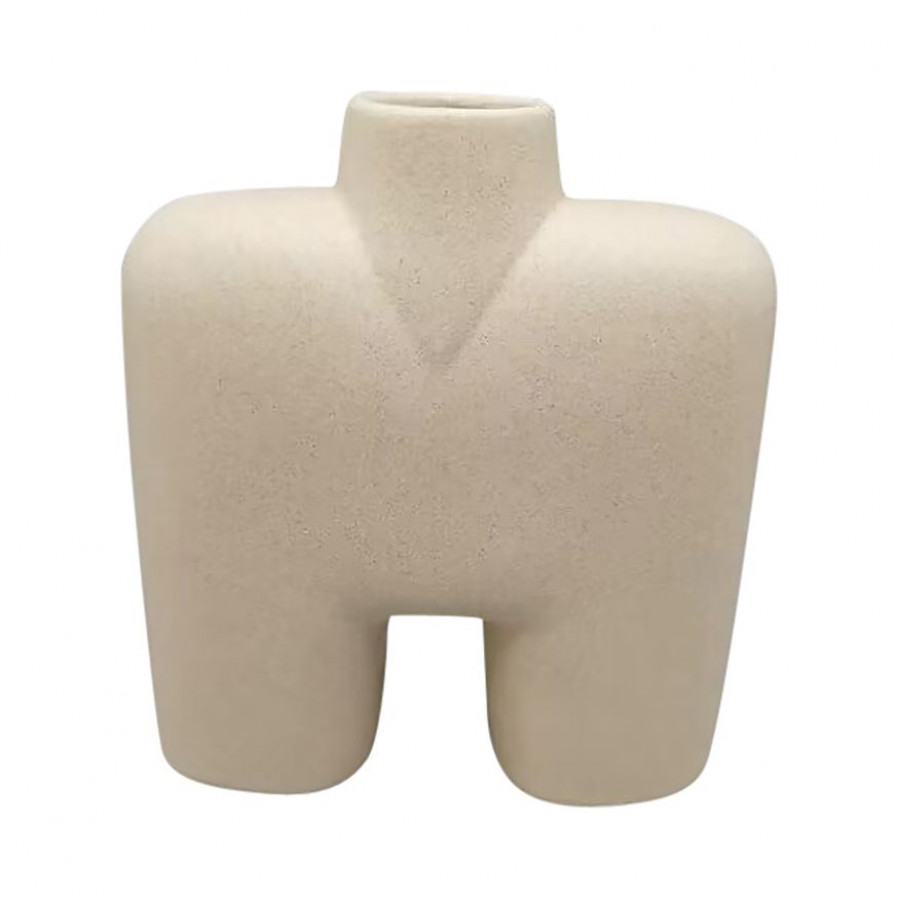Sagebrook - 7" Ceramic Square Shape Vase