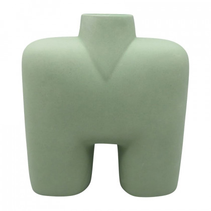 Sagebrook - 7" Ceramic Square Shape Vase