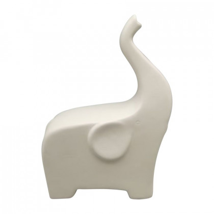 Sagebrook - 7" Ceramic Trunk Up Elephant