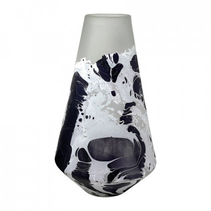 Sagebrook - 11" Glass Fog Shadow Vase