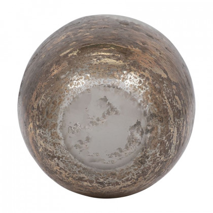 Sagebrook 9" Glass Textured Vase With Foil - Multi