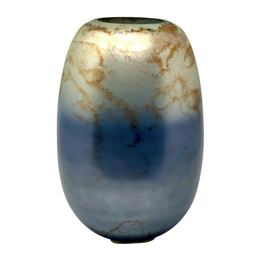 Sagebrook 12" Glass Vapor Glass - Blue