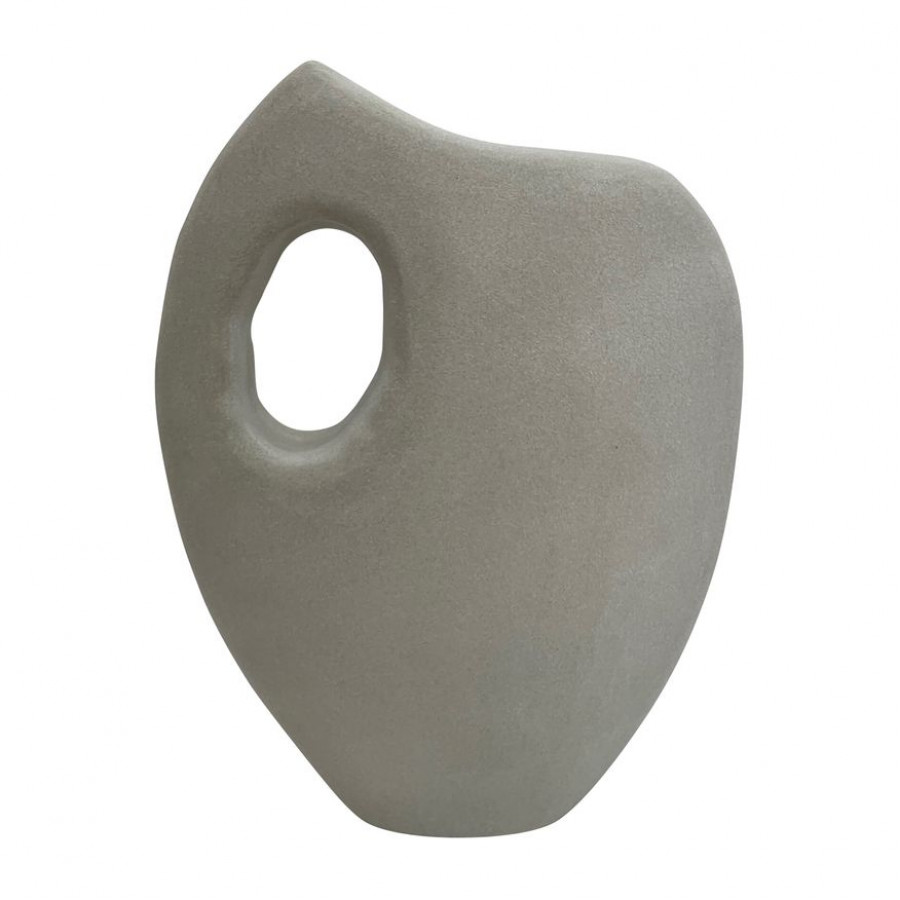Sagebrook - 12" Stone Tribal Vase in Natural