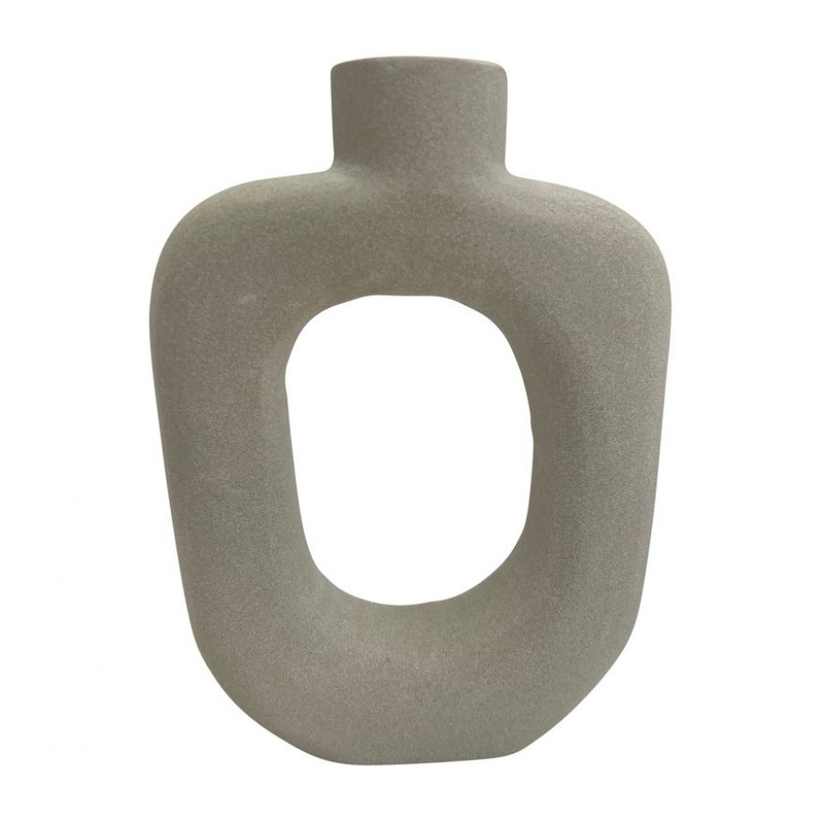 Sagebrook - 10" Stone Open Cut Votive Holder in Natural