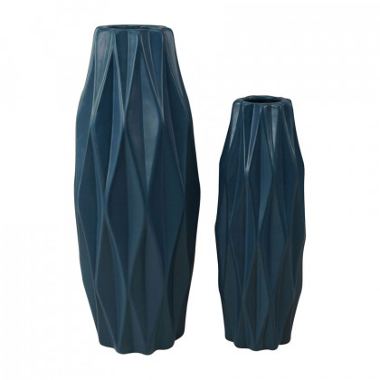 Sagebrook - 12" Ceramic Flutter Vase