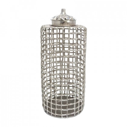 Sagebrook - 18" Metal Lidded Jar