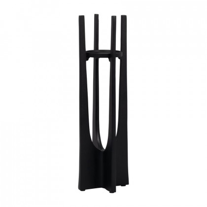 Sagebrook 16" Metal Pillar Candle Holder - Black