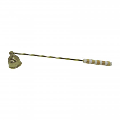 Sagebrook - 13" Metal Striped Candle Snuffer
