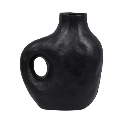 Sagebrook - 11" Metal Hammerd Cut-out Vase