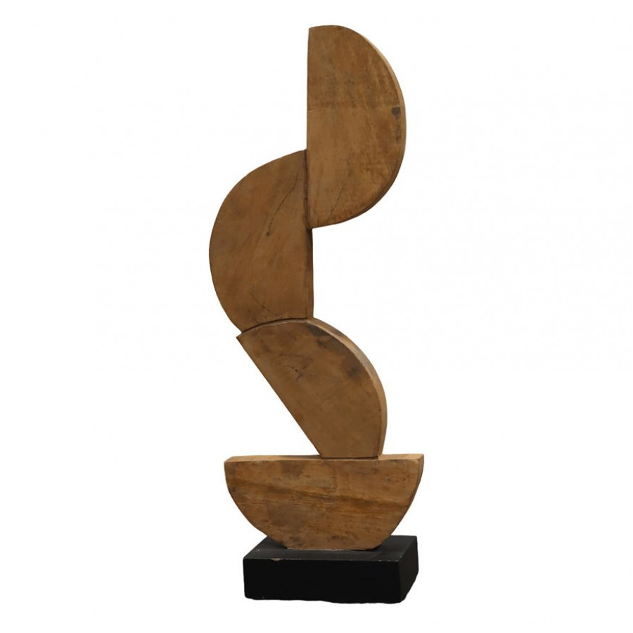 Sagebrook 23" Wood 4 Half Circles Stacking - Brown
