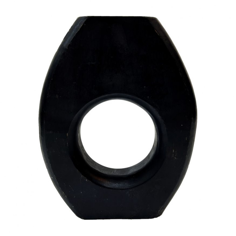 Sagebrook - 15" Ceramic Curvy Open Cut-out Vase