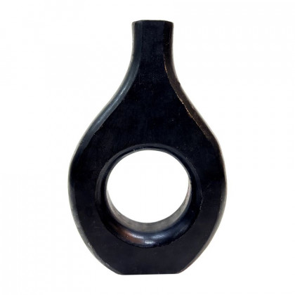 Sagebrook - 15" Ceramic Curvy Open Cut-out Vase