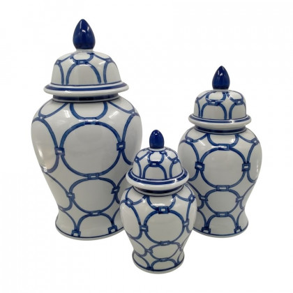 Sagebrook - 18" Metal Lidded Jar
