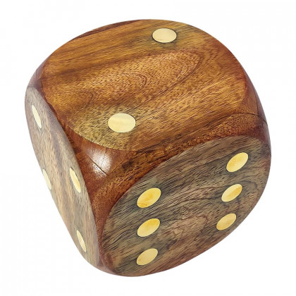 Sagebrook - 4"x4" Wood Dice