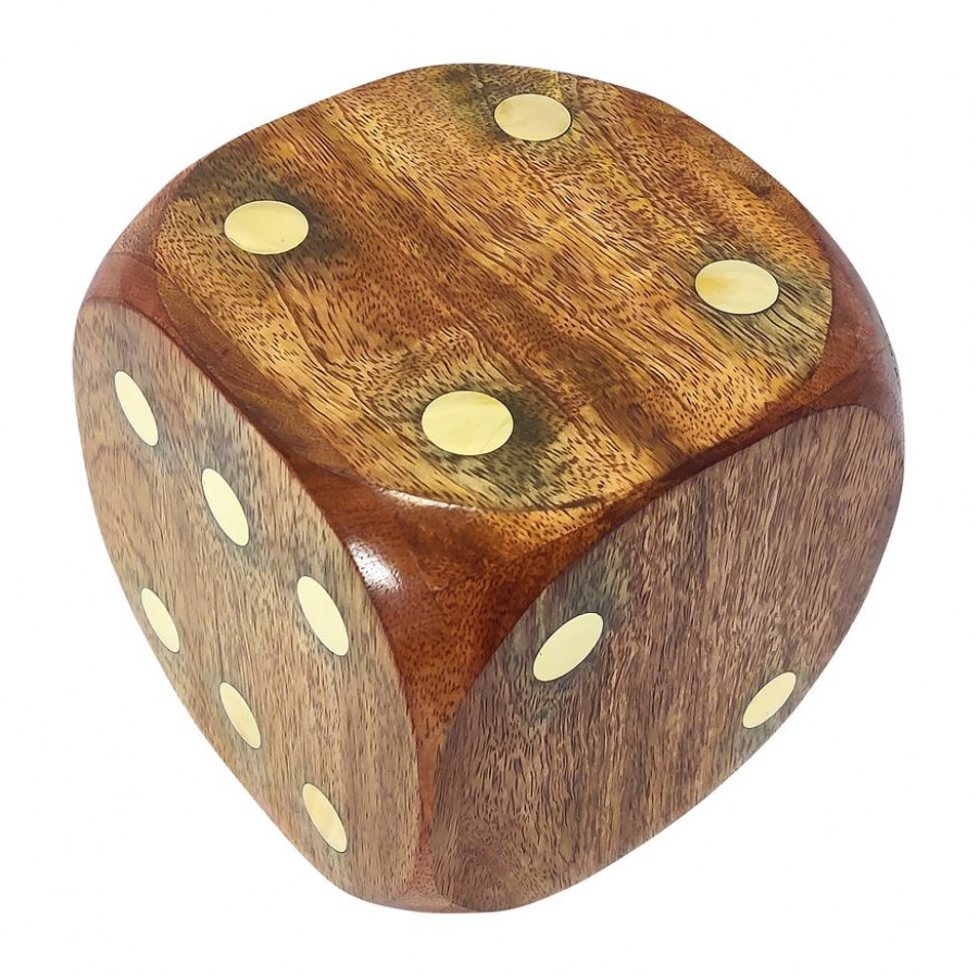 Sagebrook - 4"x4" Wood Dice