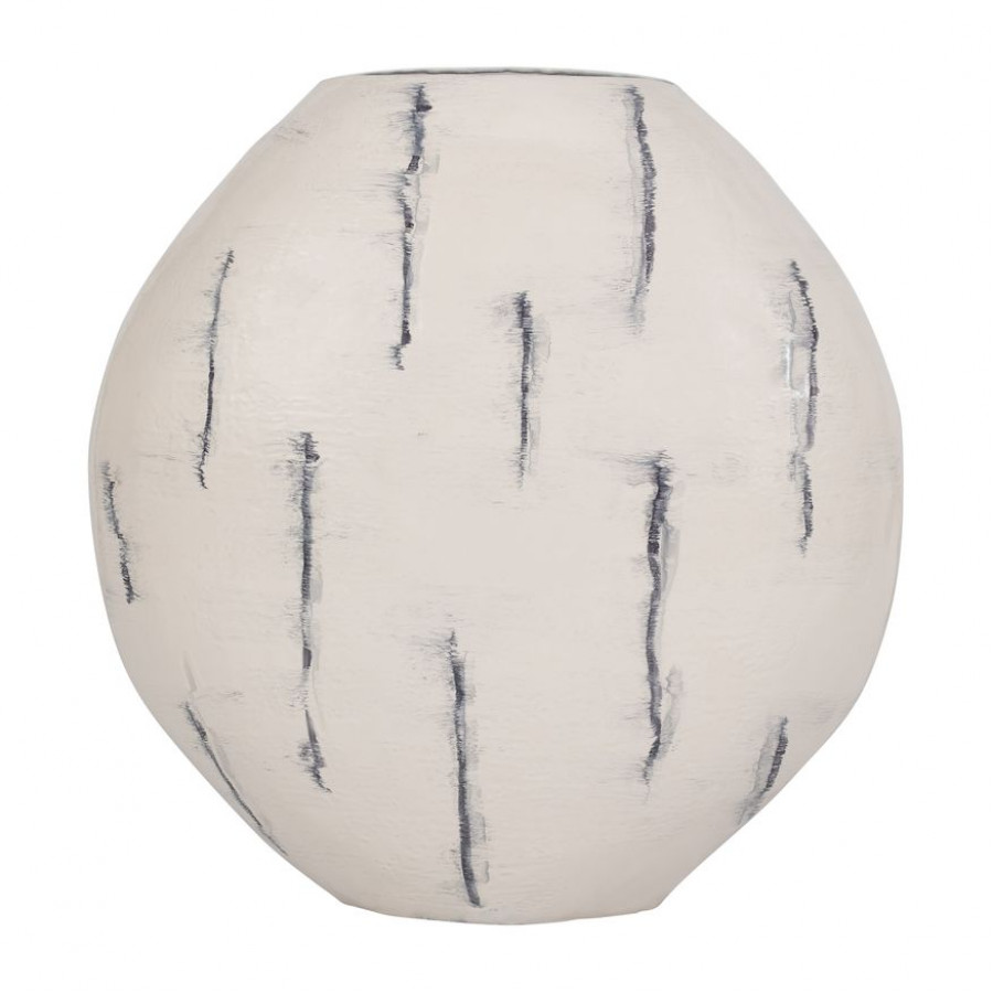 Sagebrook - 20" Metal Enameled Round Vase
