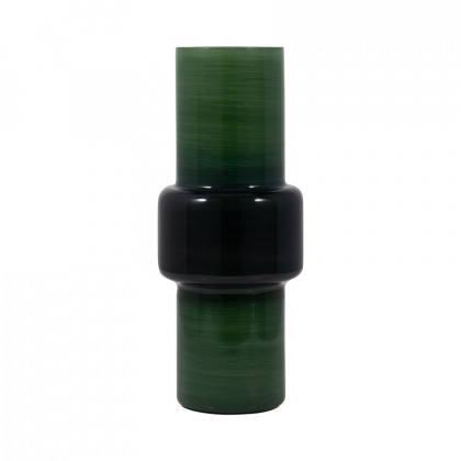 Sagebrook 15" Glass Modern Cylinder Vase - Green