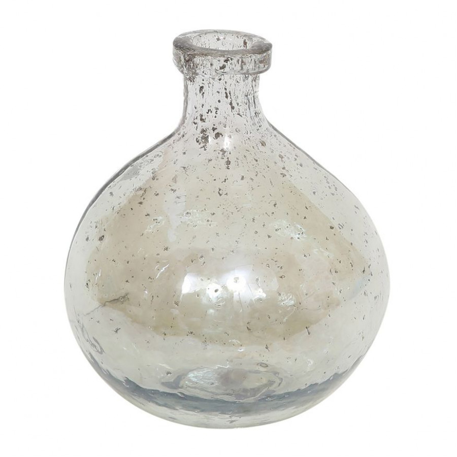 Sagebrook 7" Glass Stone Finish - Cream