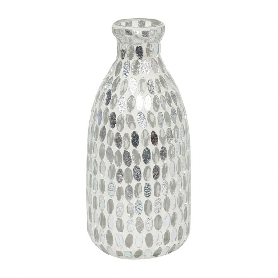 Sagebrook - 9" Glass Mosaic Vase