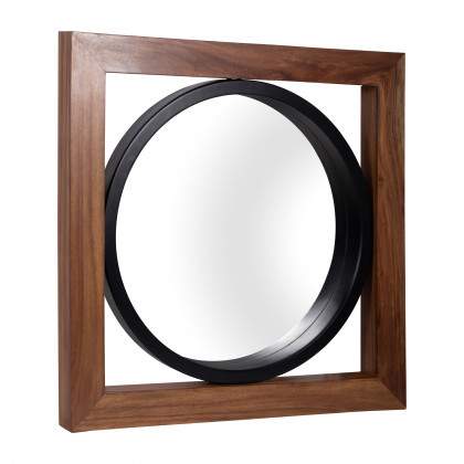 Sagebrook - 47"x47" Mirror In Box in Brown/Black