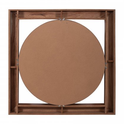 Sagebrook - 47"x47" Mirror In Box in Brown/Black